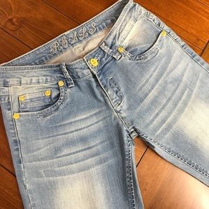 REALS Jeans Moto Zipper Stretch Jeans 28